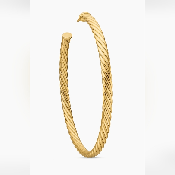 David Yurman Cablespira Hoop Earrings - Picture 6 of 8